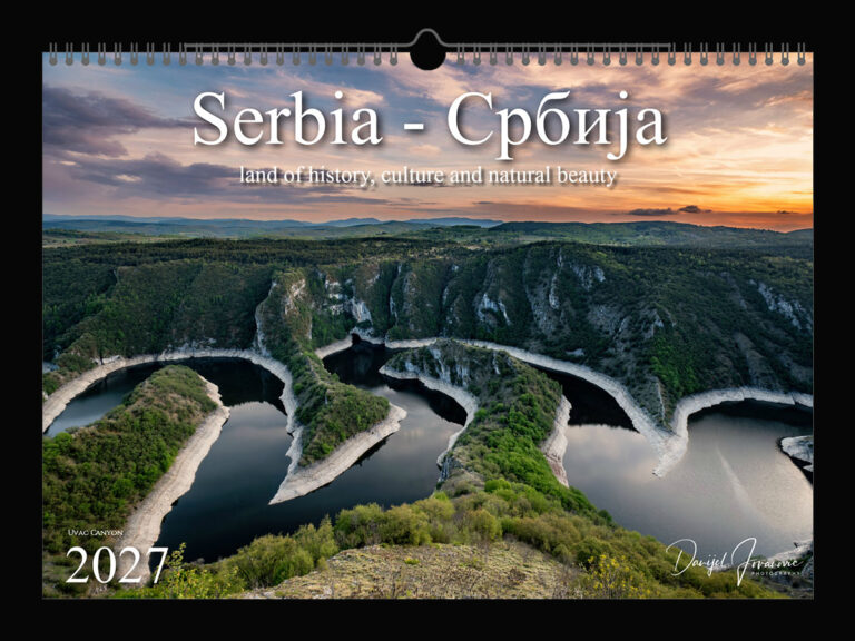 Serbien 2027 A4 Premiumkalender