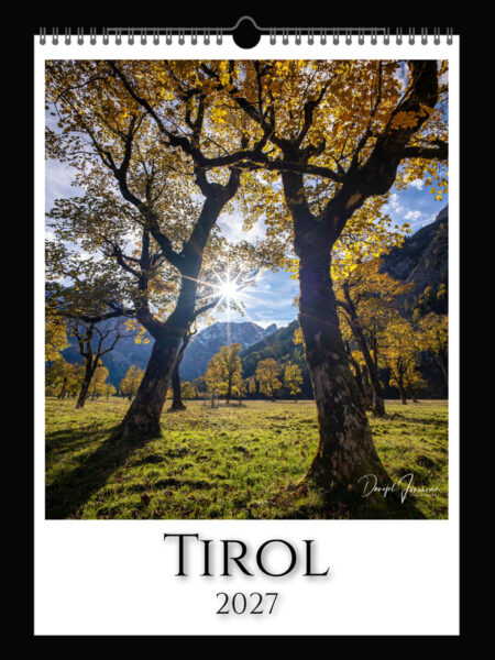 Tirol 2027 Hochformat A4 Premiumkalender