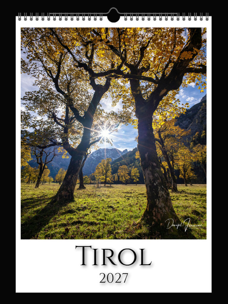 Tirol 2027 Hochformat A4 Premiumkalender